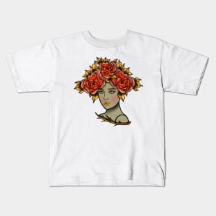 Zombie girl Kids T-Shirt